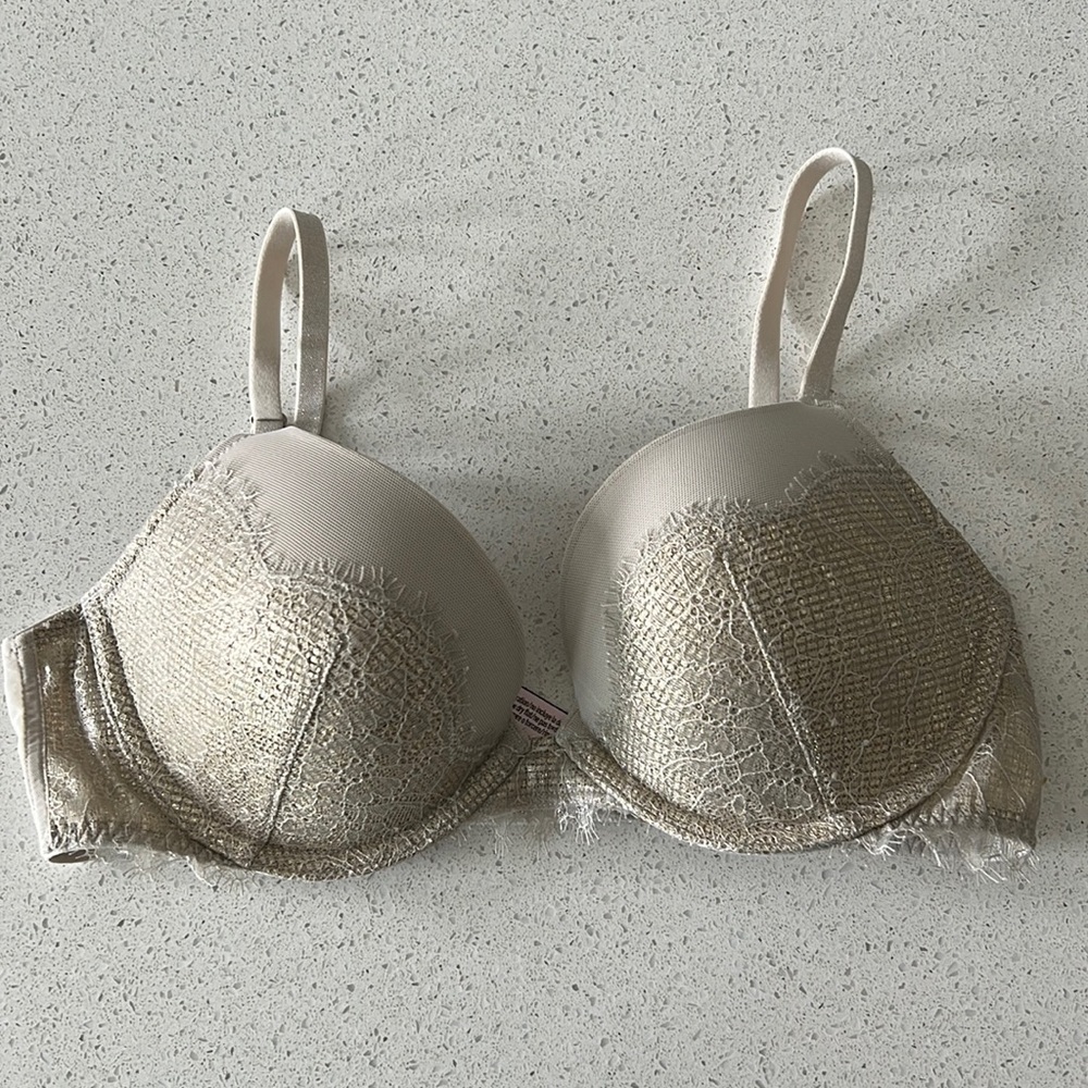 Victoria’s Secret Dream Angel Push-Up Metallic Lace